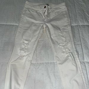 american eagle white jeans size 10